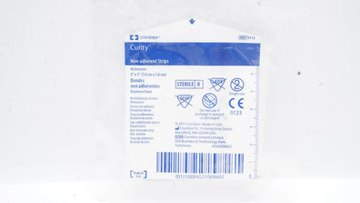 Covidien 6112 Curity Non-Adherent Strips Oil Emulsion 3inch x 3inch
